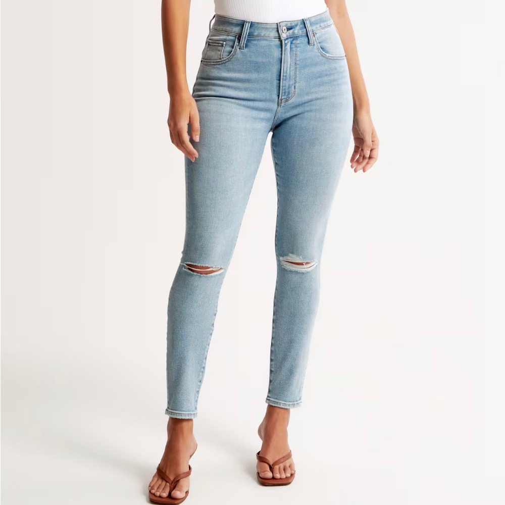 Abercrombie & Fitch High rise super skinny ankle curve love size 27/4